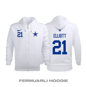Dallas Cowboys: Road Edition 2020/2021 Fermuarlı Kapüşonlu Hoodie M