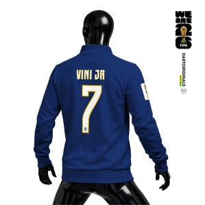 Brazil: Navy Edition - FIFA World Cup™ 2026 Fermuarlı Ceket