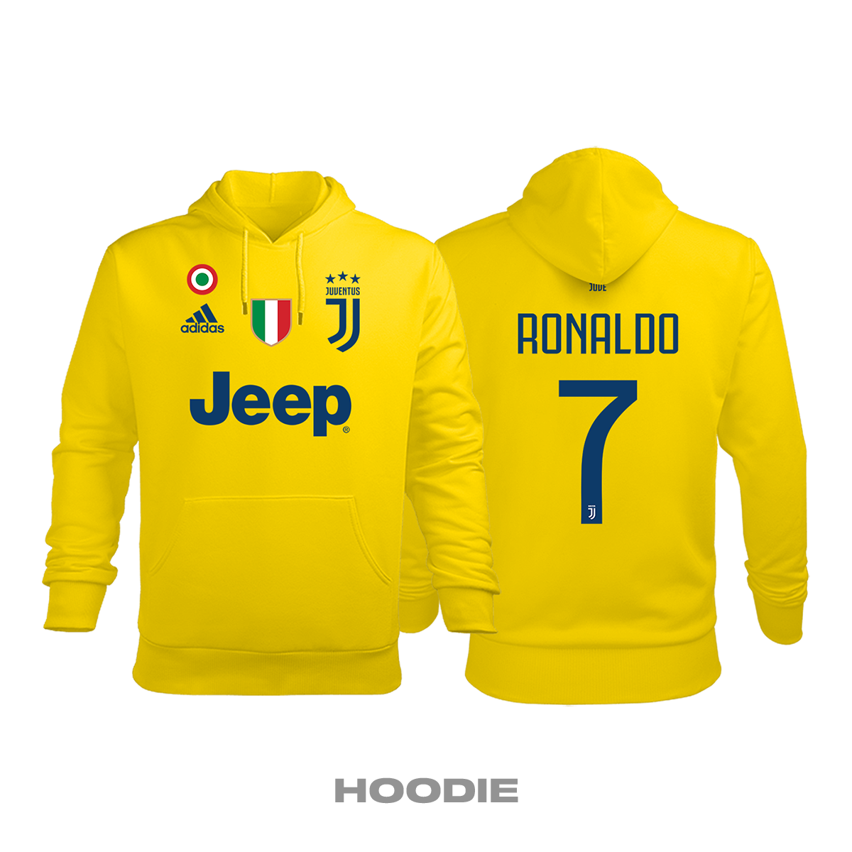 Juventus: Away Edition 2017/2018 Kapüşonlu Hoodie 2XL