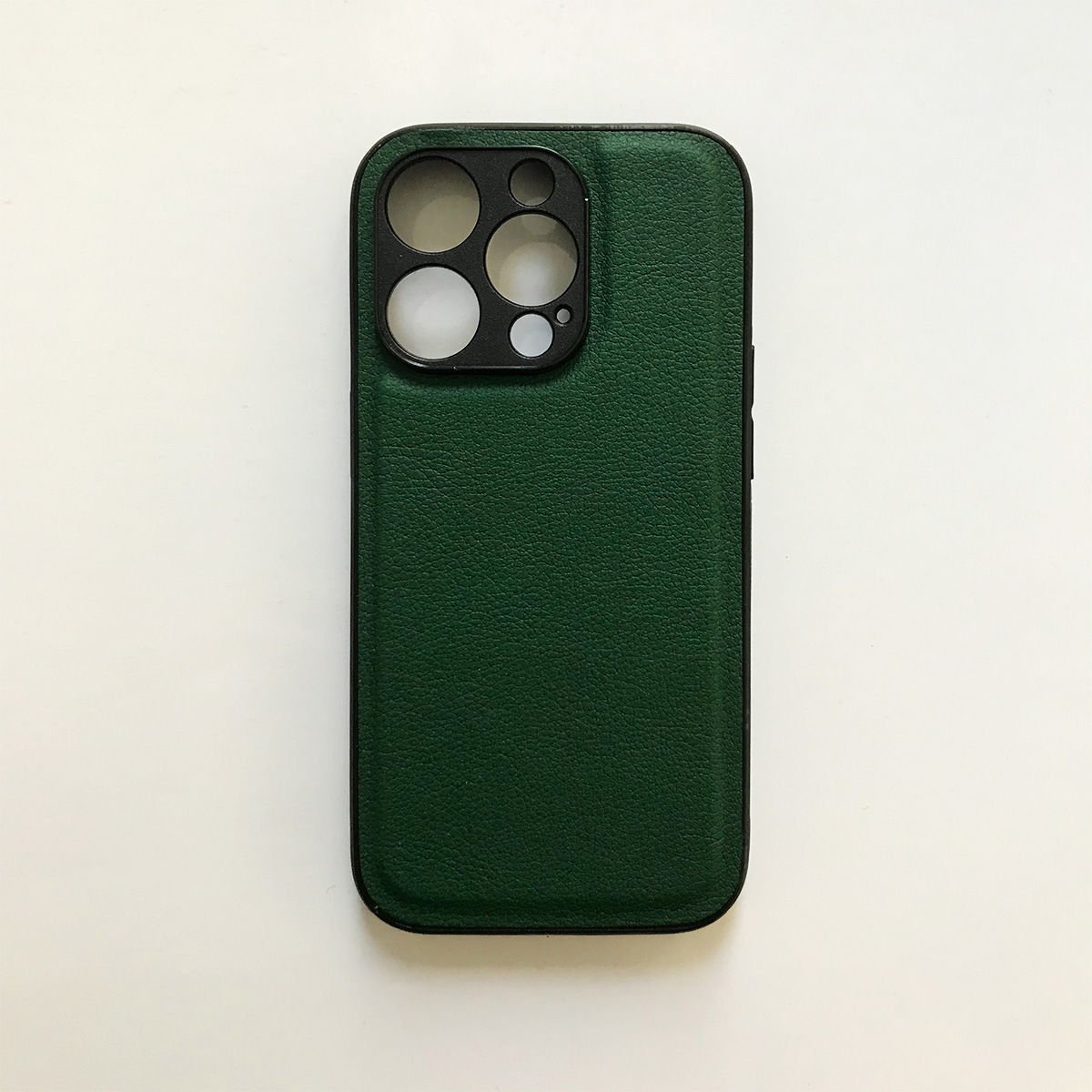 OUTLET - Luxury Leather: Green - iPhone 13 Pro Max