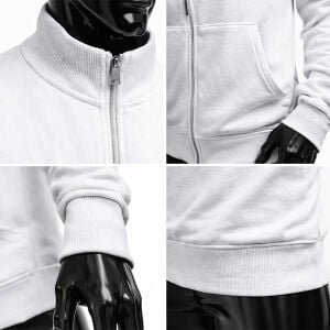 McLaren F1 Team: Bruce Mclaren's Legacy 2026 White Edition Fermuarlı Ceket