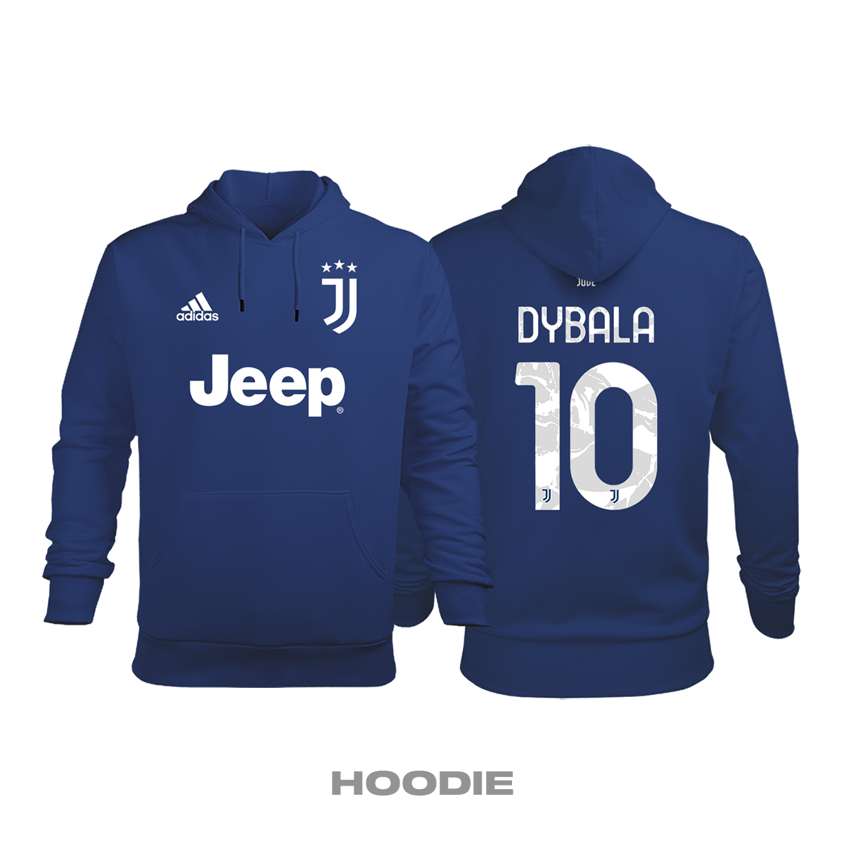 Juventus: Away Edition 2020/2021 Kapüşonlu Hoodie XS