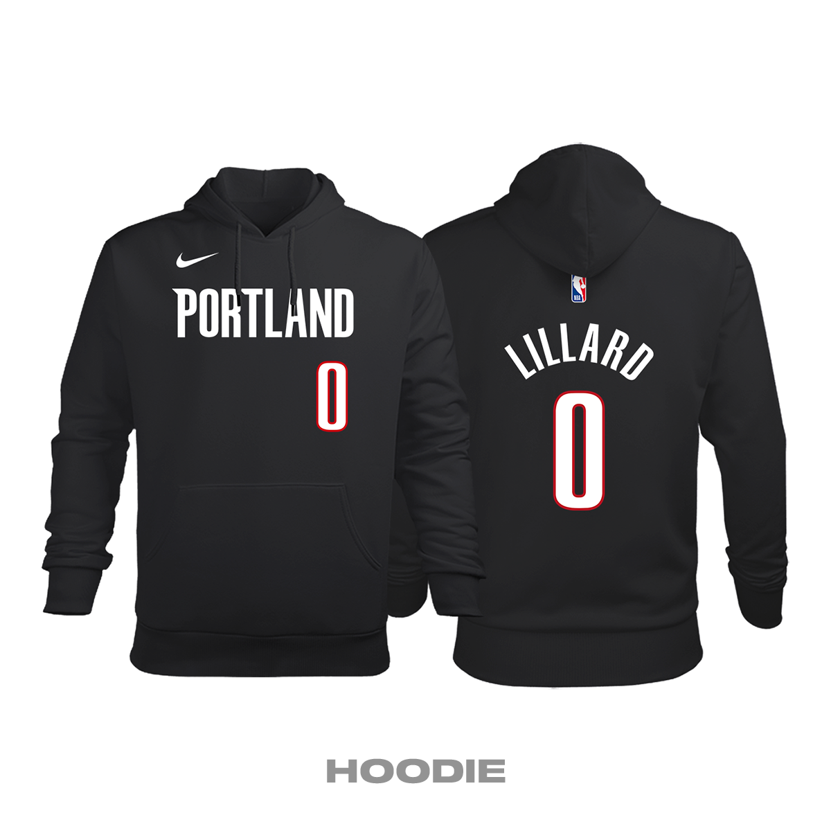 Portland Trail Blazers: Icon Edition 2017/2018 Kapüşonlu Hoodie