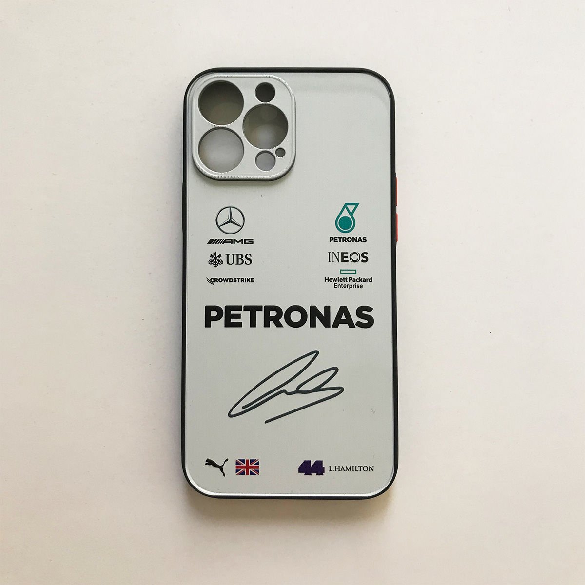 OUTLET - Petronas White Edition: L.Hamilton - iPhone 13 Pro Max