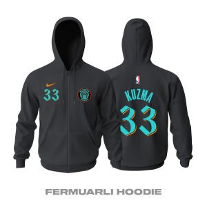 Washington Wizards: City Edition 2023/2024 Fermuarlı Hoodie