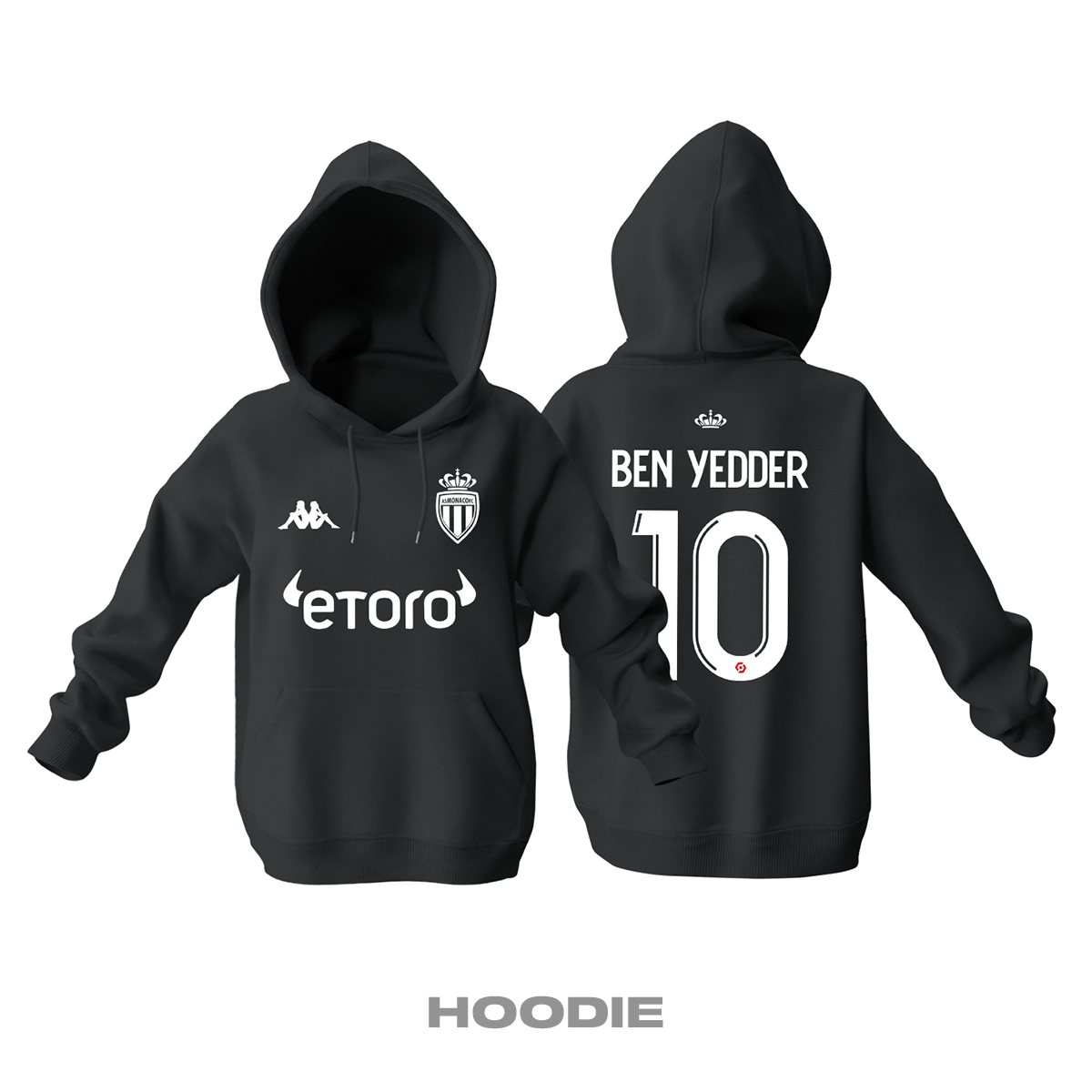 AS Monaco: Away Edition 2021/2022 Kapüşonlu Hoodie L