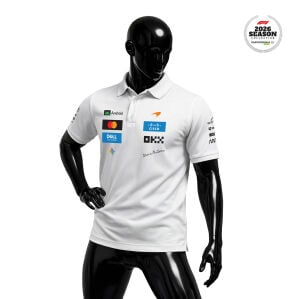McLaren F1 Team: Bruce Mclaren's Legacy 2026 White Edition Polo Yaka