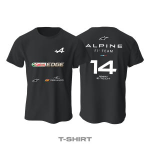 Alpine F1 Team: Black Edition 2021 Tişört XS