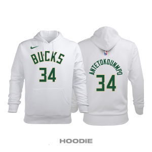 Milwaukee Bucks: Association Edition 2017/2018 Kapüşonlu Hoodie XS