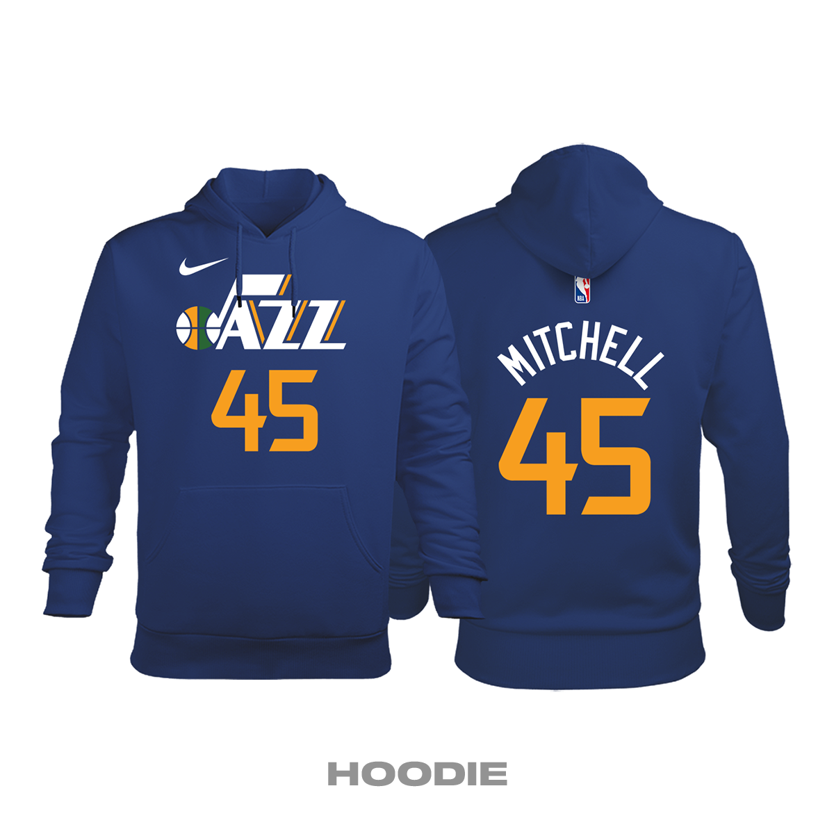 Utah Jazz: Icon Edition 2017/2018 Kapüşonlu Hoodie