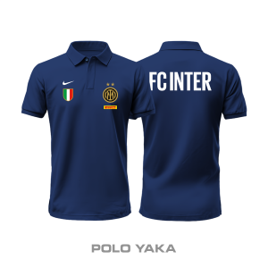 Inter FC: Club Culture Series - Navy Edition Polo Yaka