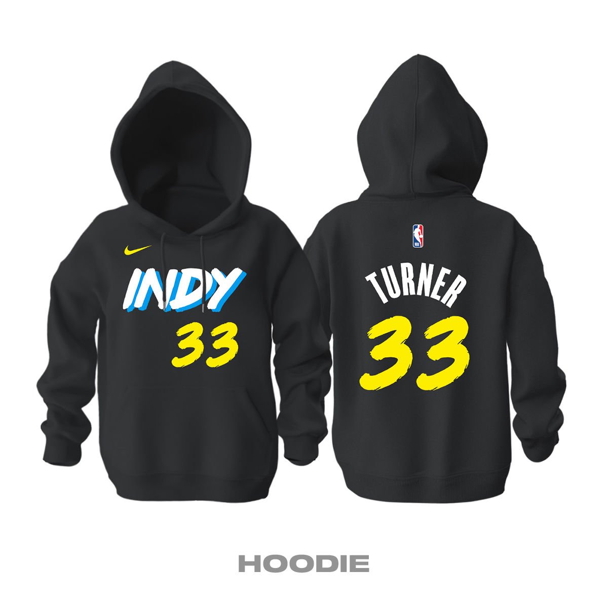 Indiana Pacers: City Edition 2023/2024 Kapüşonlu Hoodie