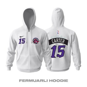 Toronto Raptors: Classic Edition 2019/2020 Fermuarlı Kapüşonlu Hoodie