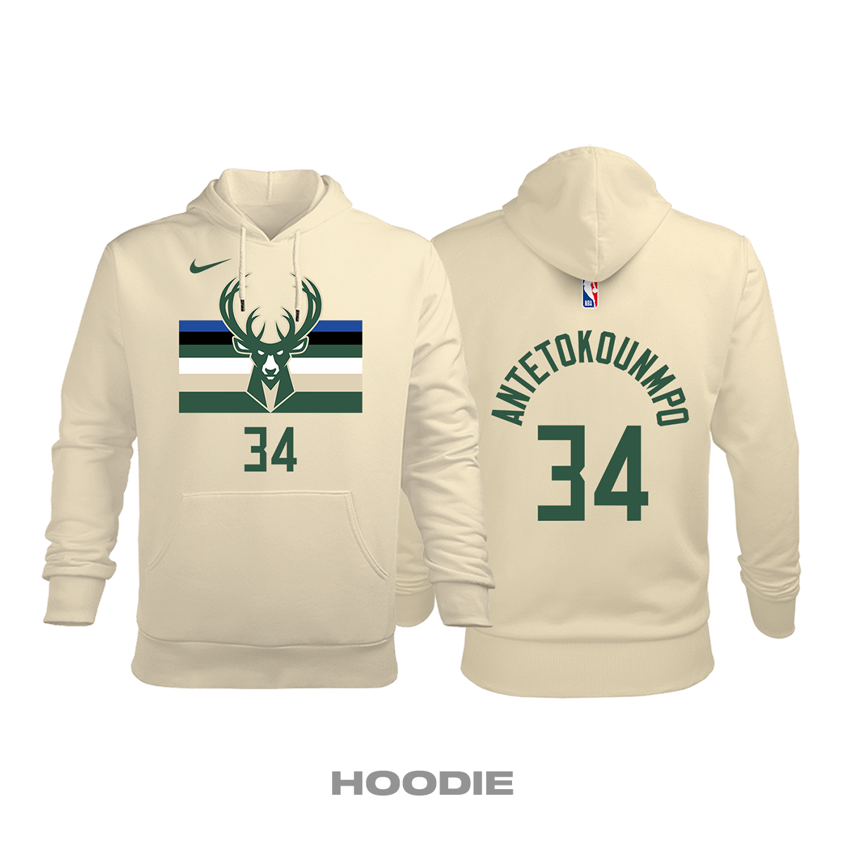 Milwaukee Bucks: City Edition 2017/2018 Kapüşonlu Hoodie 4XL