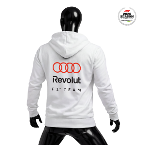 Audi Revolut F1 Team: R26 - Merch Edition White 2026 Fermuarlı Hoodie