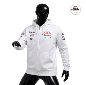 Audi Revolut F1 Team: R26 - Merch Edition White 2026 Fermuarlı Hoodie