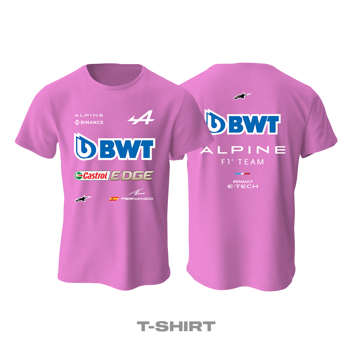 Alpine F1 Team: Pink Edition 2022 Tişört S