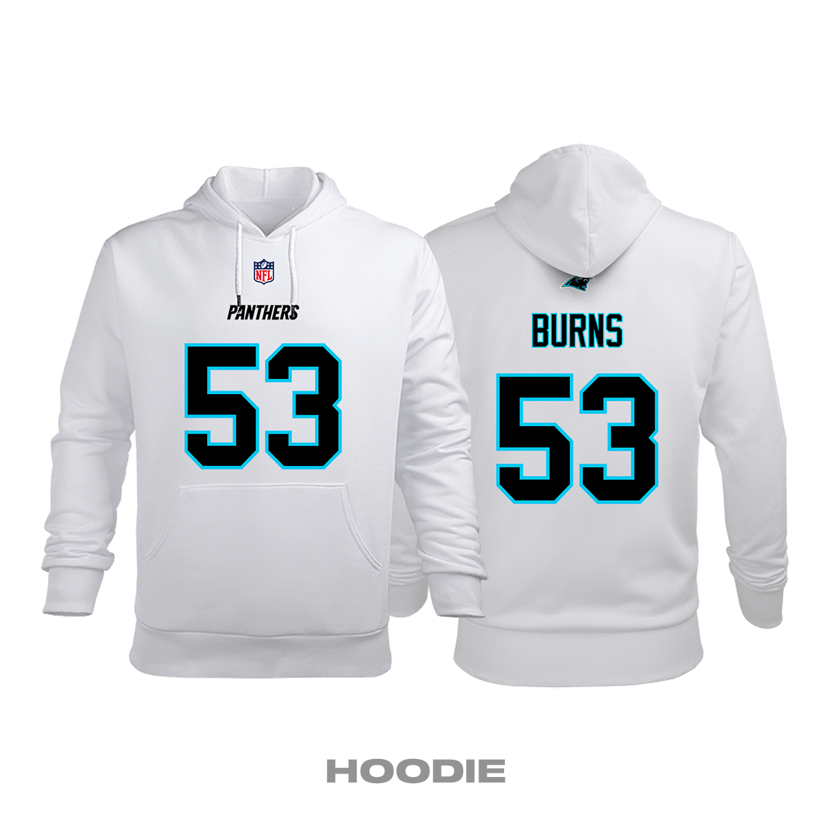 Carolina Panthers: Road Edition 2020/2021 Kapüşonlu Hoodie