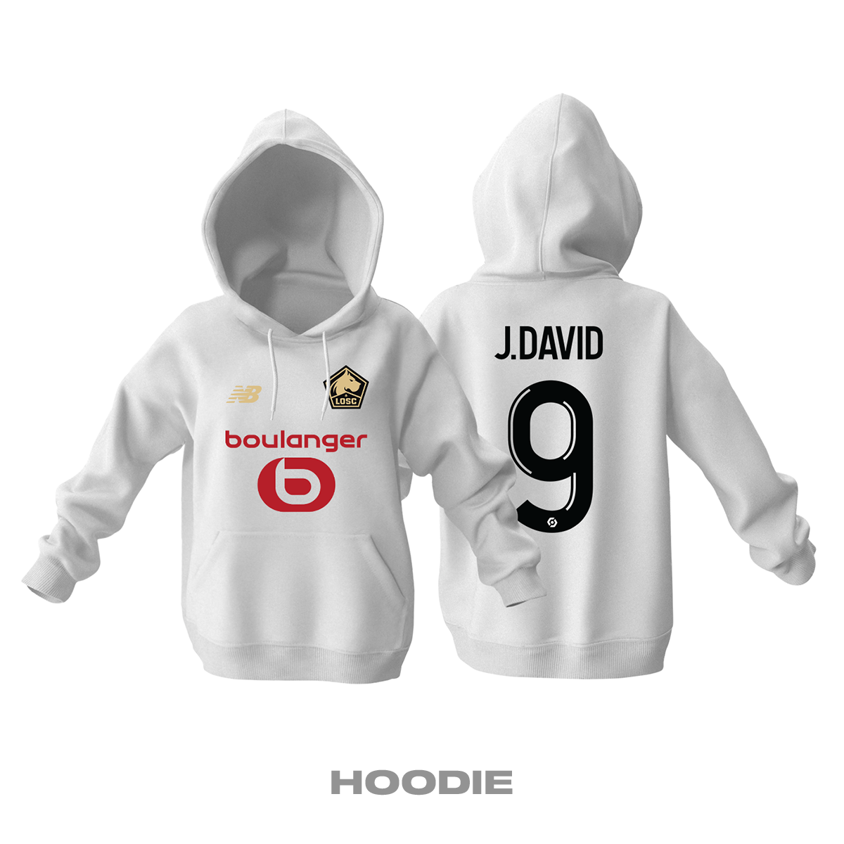 Lille LOSC: Away Edition 2021/2022 Kapüşonlu Hoodie S