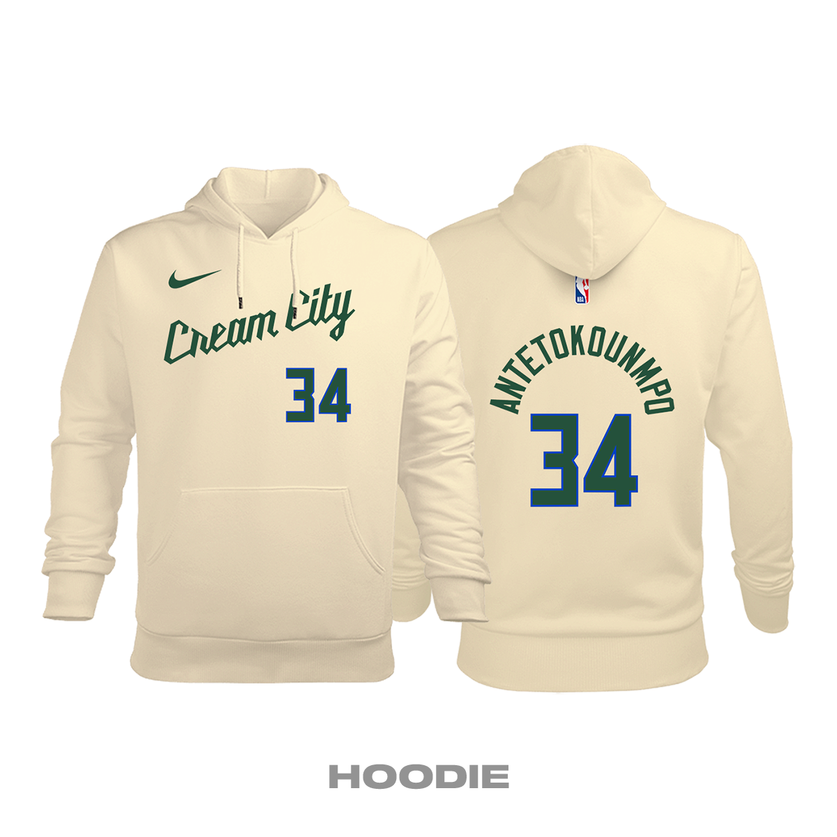 Milwaukee Bucks: City Edition 2019/2020 Kapüşonlu Hoodie 3XL