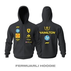 Scuderia Ferrari: Monza GP Edition 2025 - HP Update Fermuarlı Hoodie
