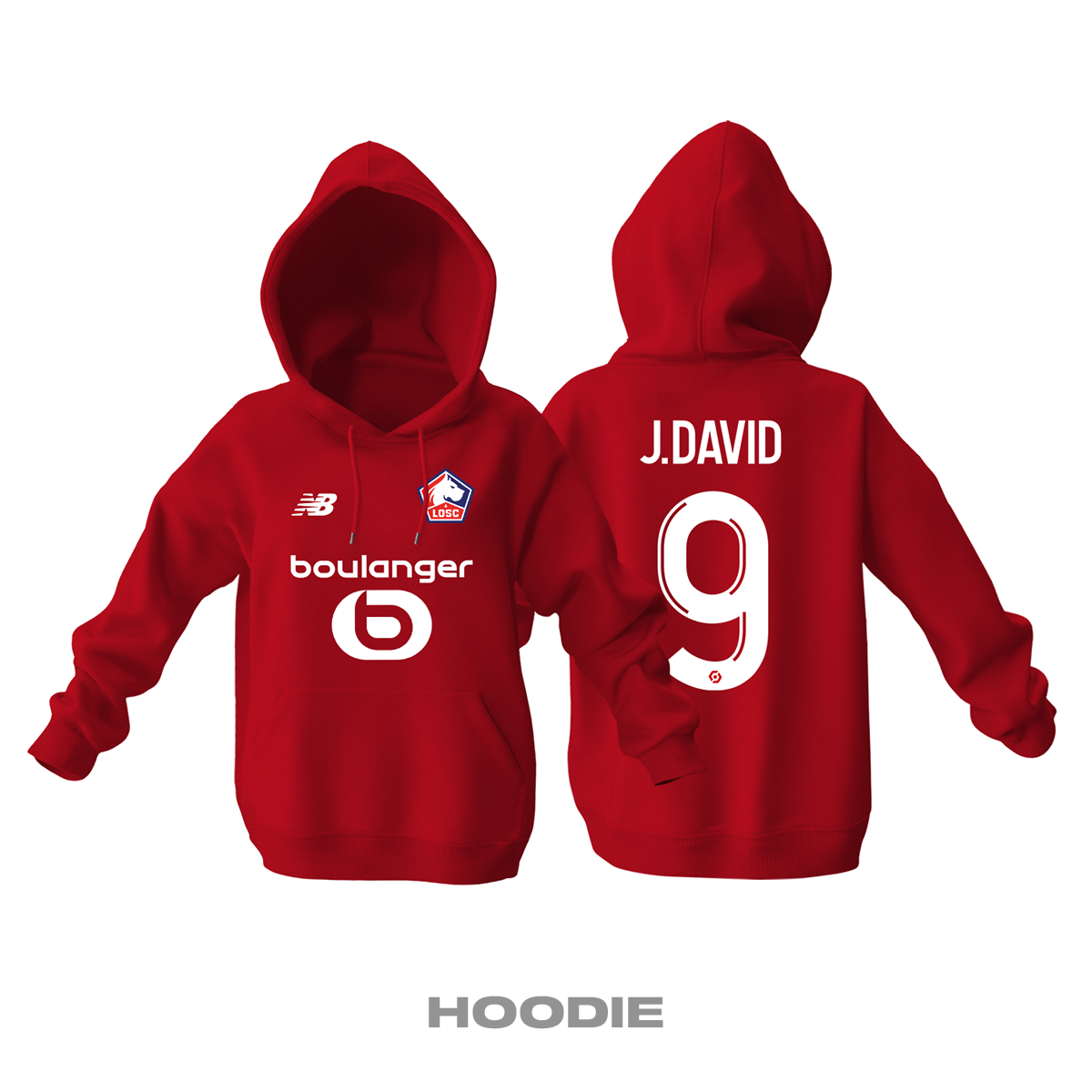 Lille LOSC: Home Edition 2021/2022 Kapüşonlu Hoodie XL