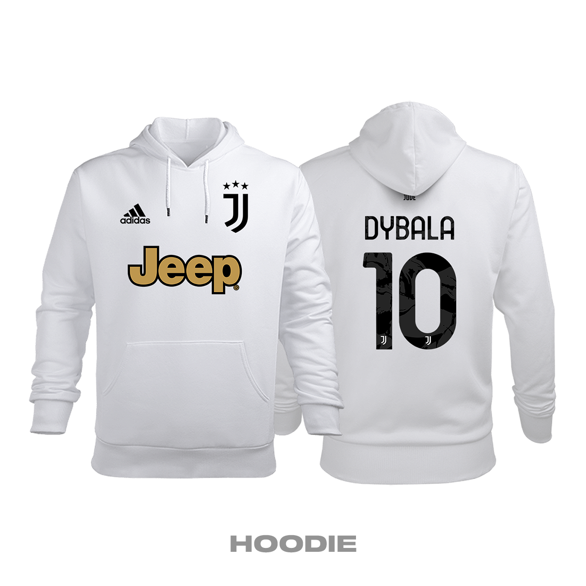 Juventus: Home Edition 2020/2021 Kapüşonlu Hoodie 5XL