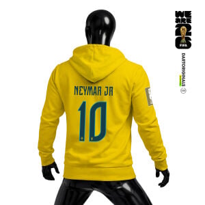 Brazil: Yellow Edition - FIFA World Cup™ 2026 Fermuarlı Kapüşonlu Hoodie