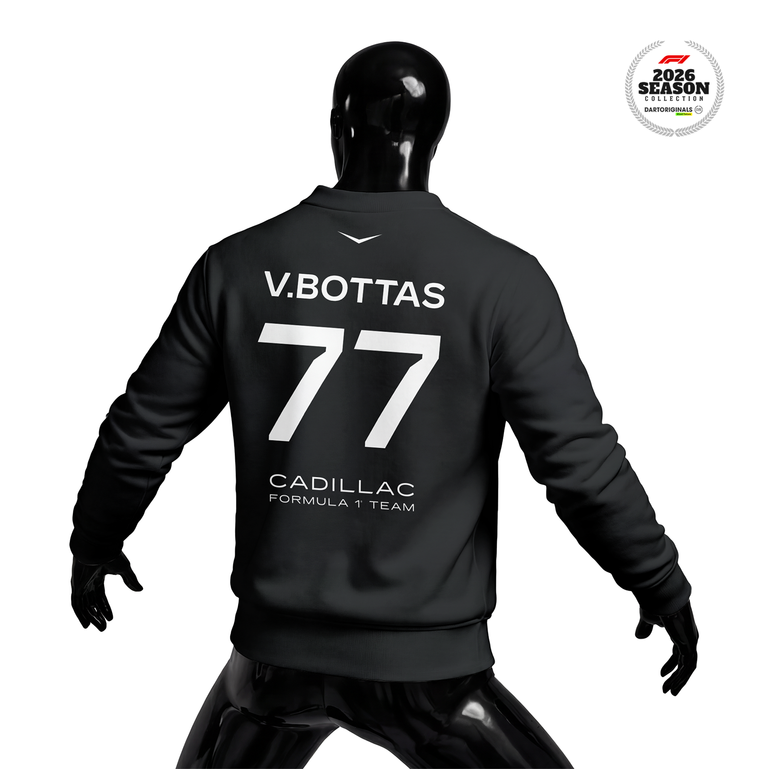 Cadillac F1 Team: Black Crew Edition 2026 Sweatshirt