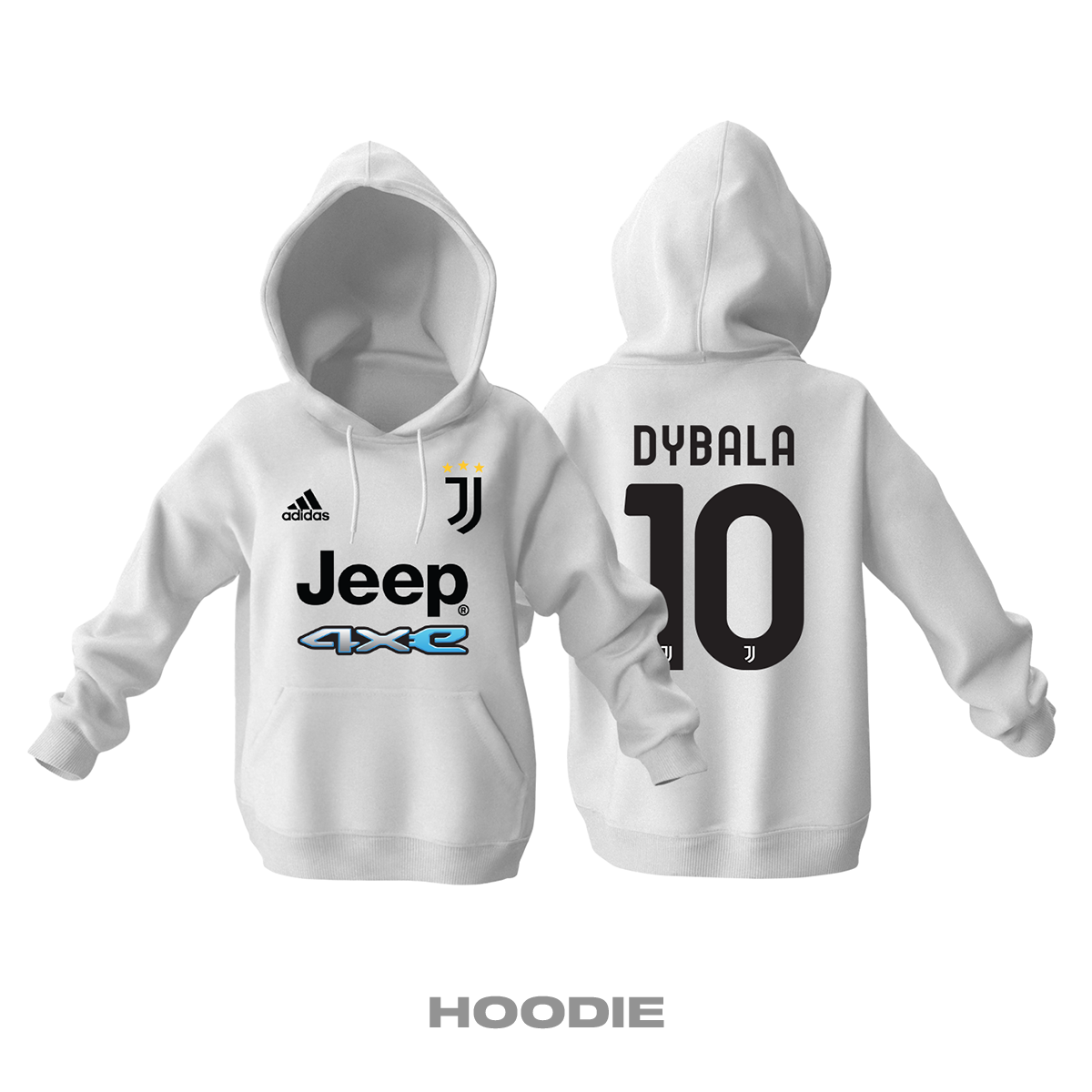 Juventus: Home Edition 2021/2022 Kapüşonlu Hoodie M