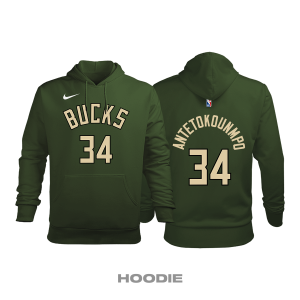 Milwaukee Bucks: Earned Edition 2020/2021 Kapüşonlu Hoodie S