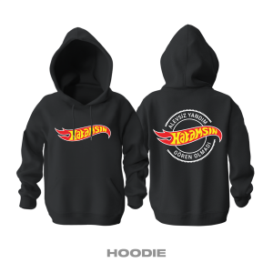 Hot Wheels: Hatamsın - Siyah Kapüşonlu Hoodie
