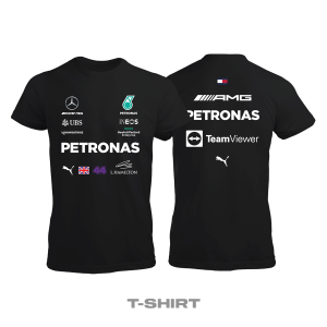 AMG Petronas F1 Team: Black Edition 2022 Tişört 4XL