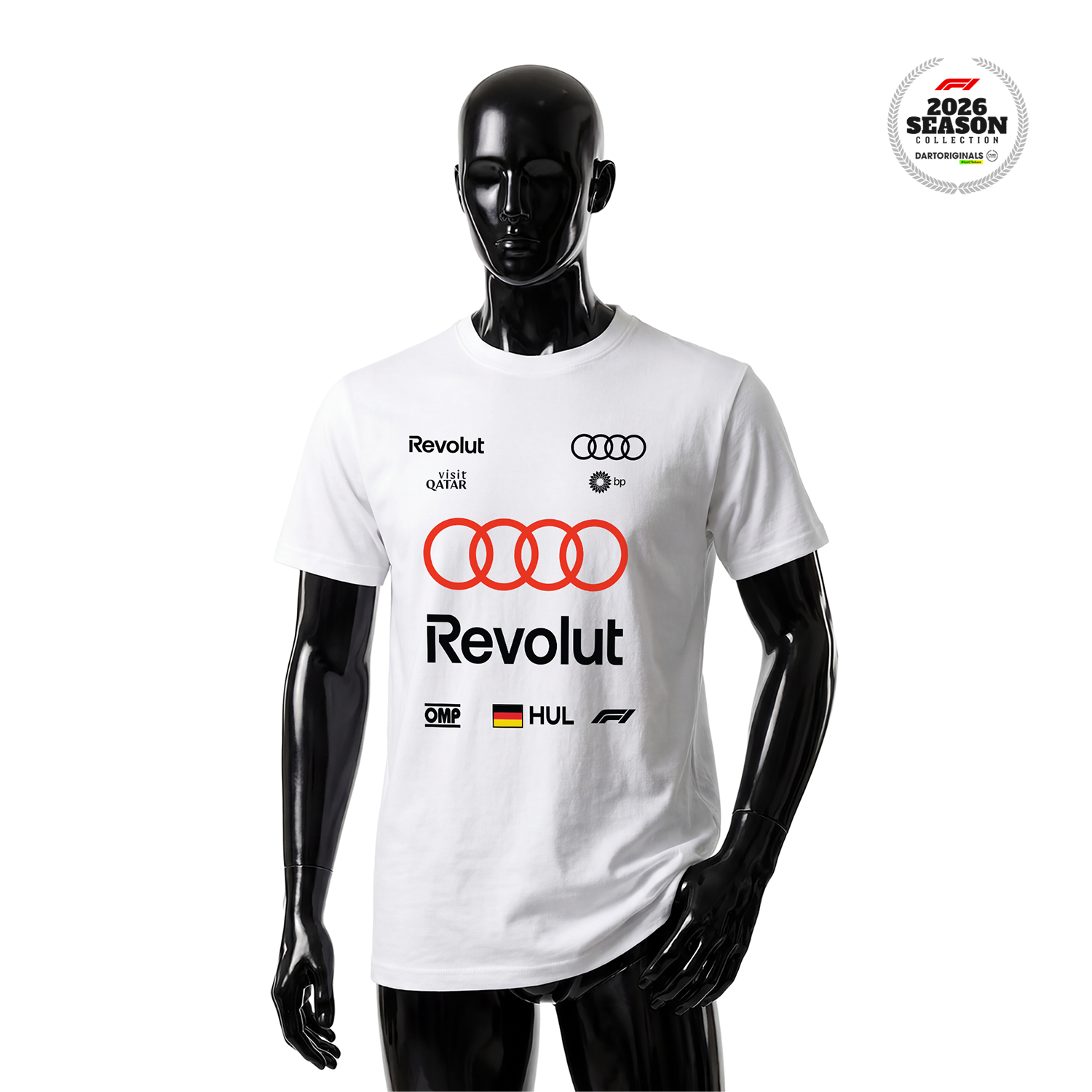 Audi Revolut F1 Team: R26 - White Edition 2026 Tişört