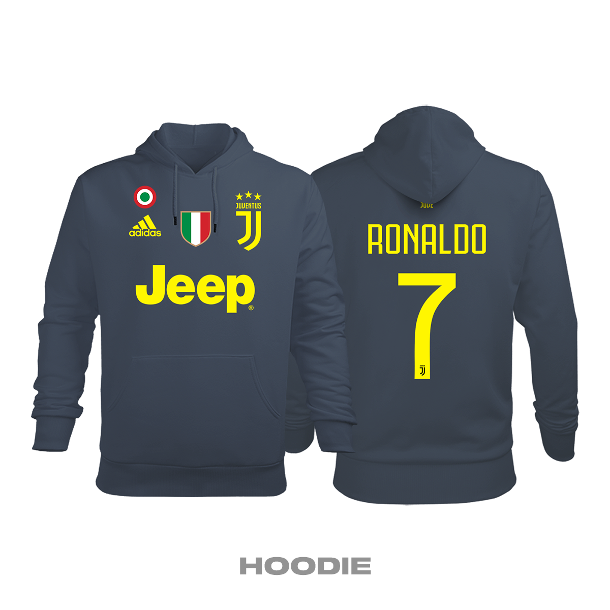 Juventus: Third Edition 2018/2019 Kapüşonlu Hoodie XL