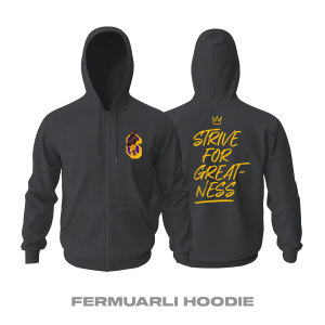 Strive For Greatness LeBron Fermuarlı Kapüşonlu Hoodie M