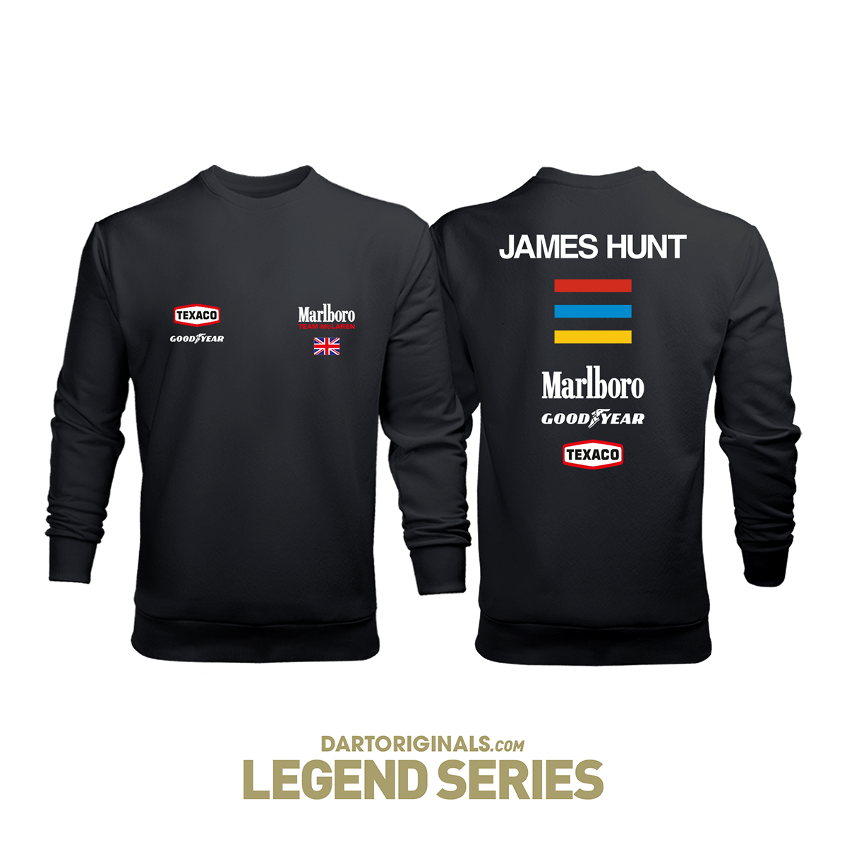 McLaren F1 Team: James Hunt Black Edition Sweatshirt
