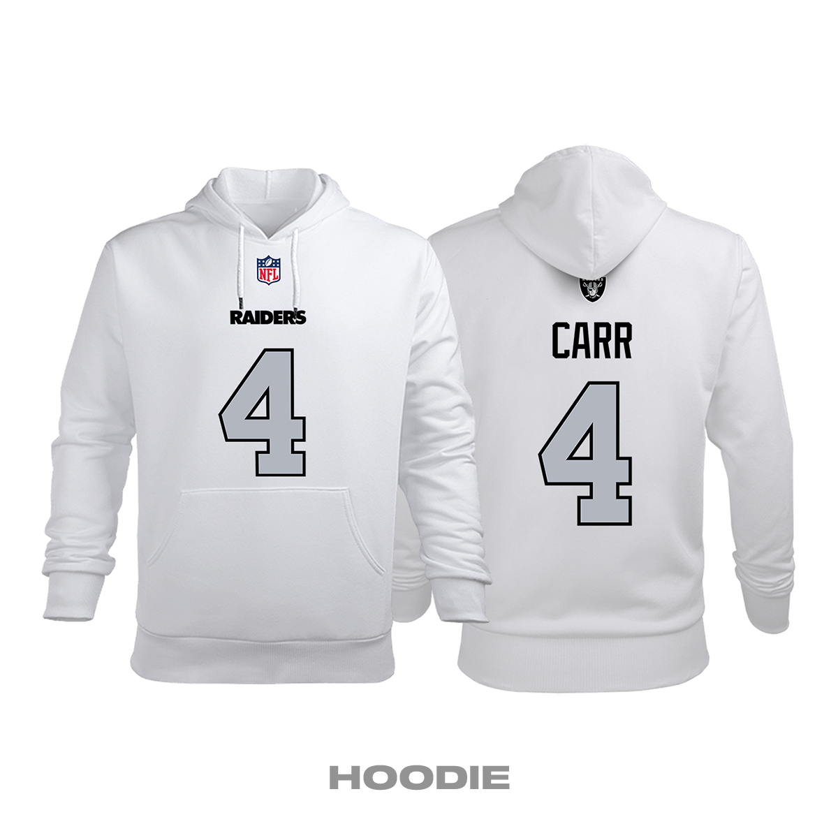 Las Vegas Raiders: Alternate Edition 2020/2021 Kapüşonlu Hoodie