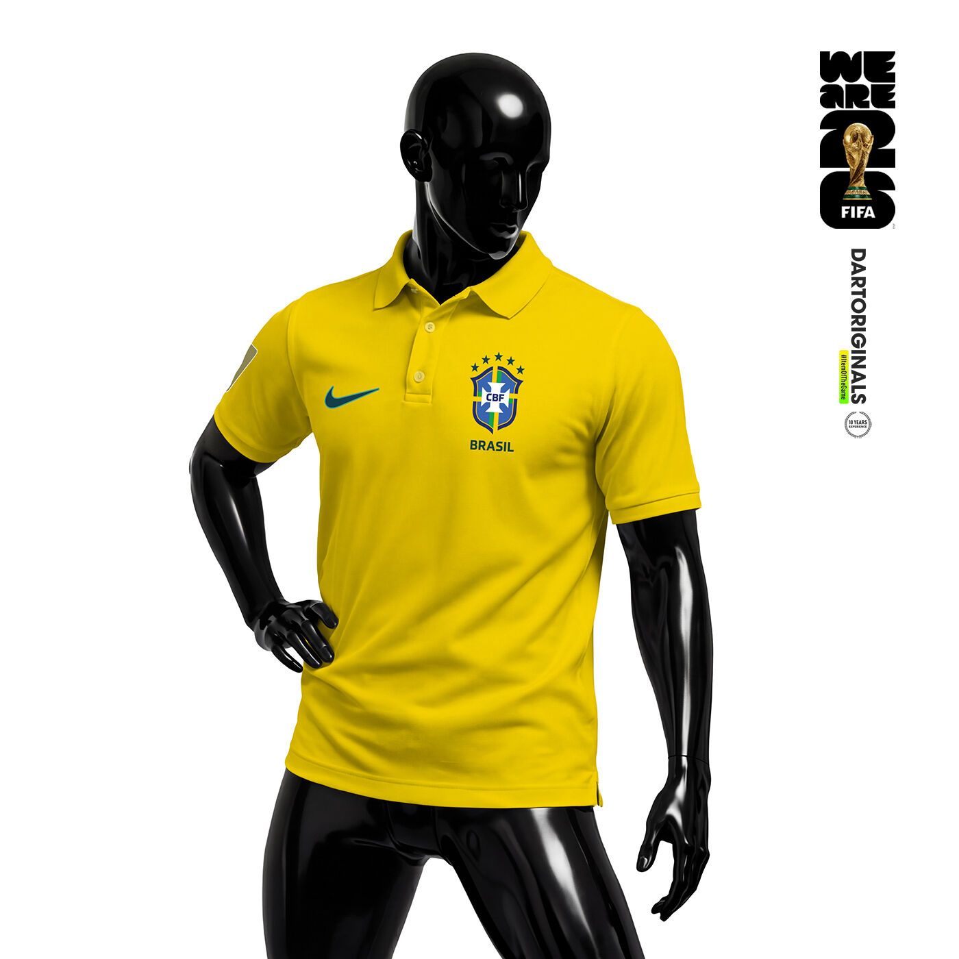 Brazil: Yellow Edition - FIFA World Cup™ 2026 Polo Yaka