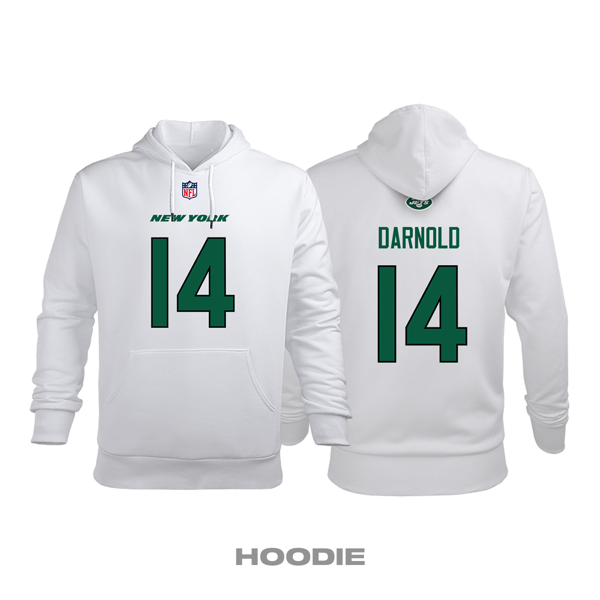 New York Jets: Road Edition 2020/2021 Kapüşonlu Hoodie XS