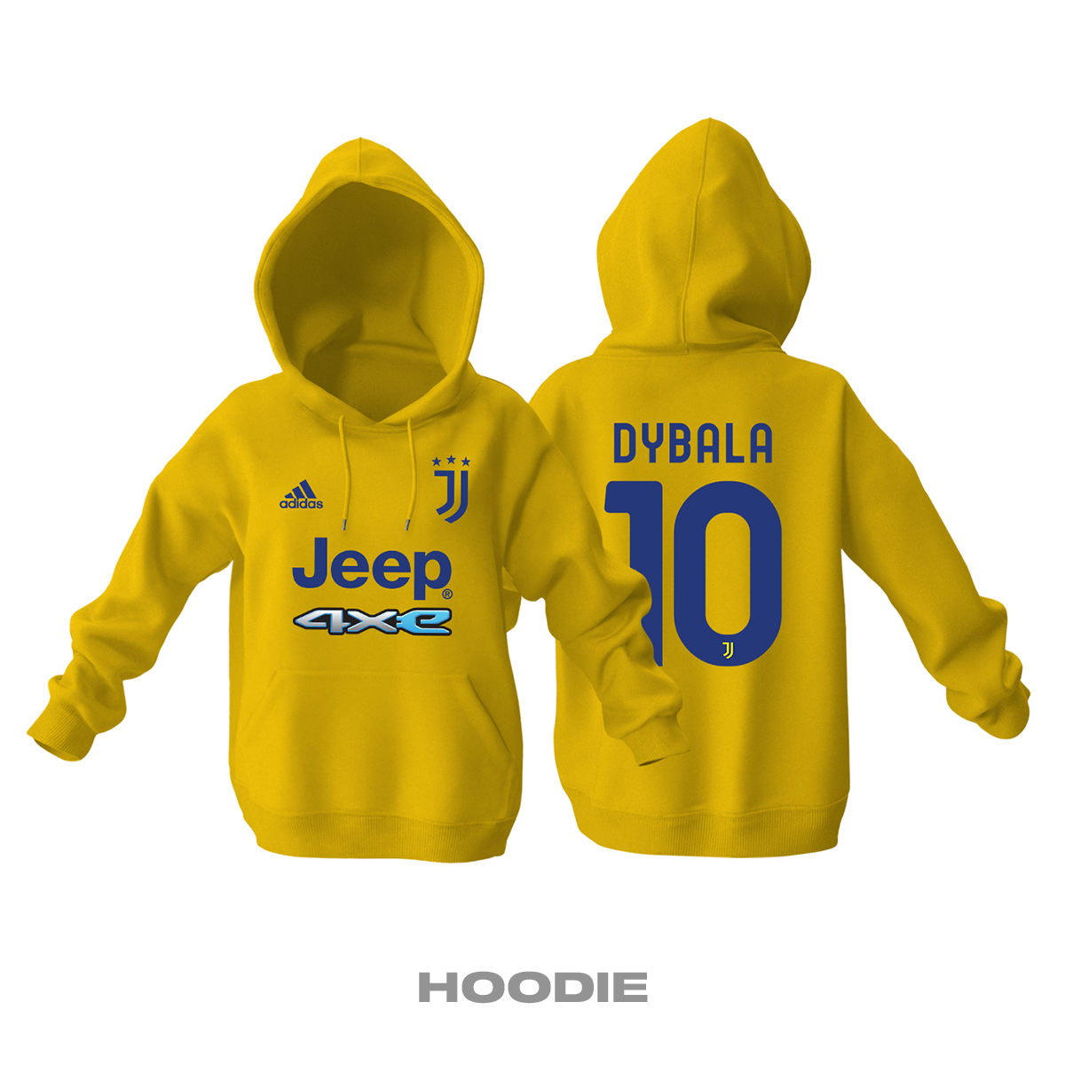 Juventus: Third Edition 2021/2022 Kapüşonlu Hoodie M