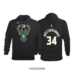 Milwaukee Bucks: Statement Edition 2017/2018 Kapüşonlu Hoodie XL
