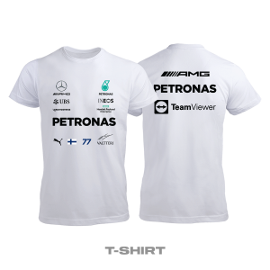 AMG Petronas F1 Team: White Edition 2021 Tişört 3XL