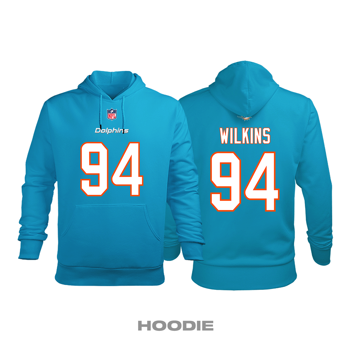 Miami Dolphins: Home Edition 2020/2021 Kapüşonlu Hoodie