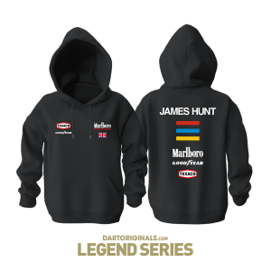 McLaren F1 Team: James Hunt Black Edition Kapüşonlu Hoodie