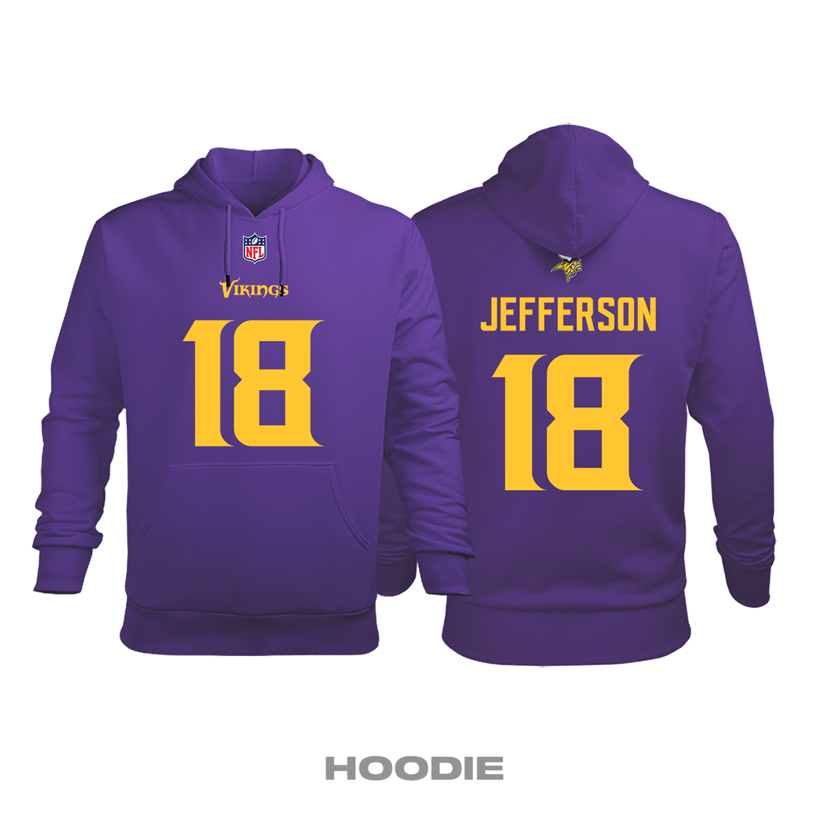 Minnesota Vikings: Alternate Edition 2020/2021 Kapüşonlu Hoodie