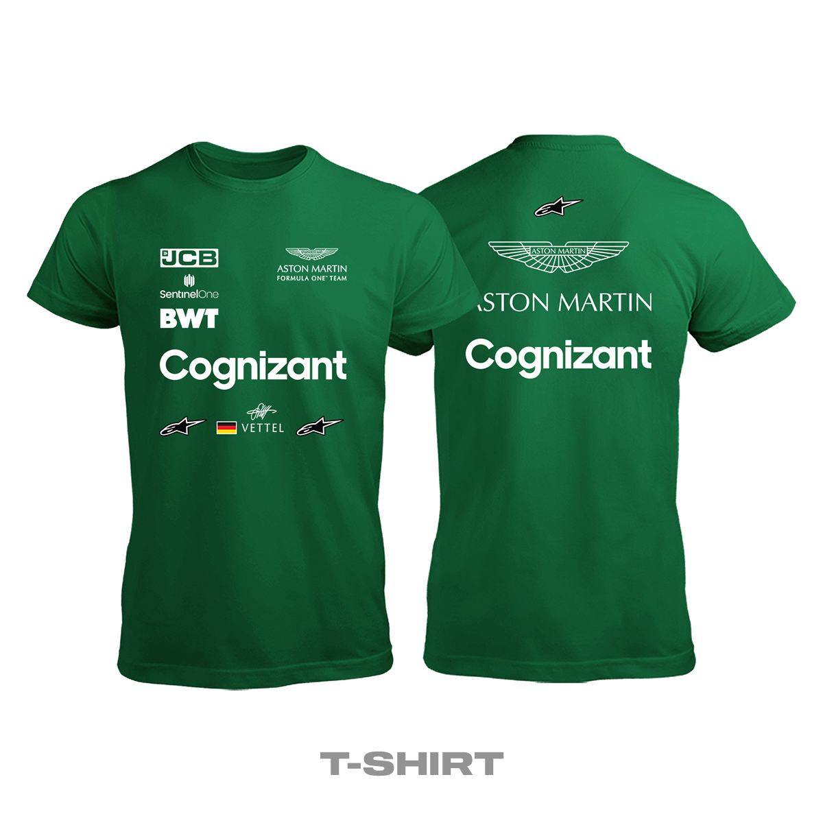 Aston Martin F1 Team: Verdant Edition 2021 Tişört XS
