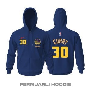 Golden State Warriors: City Edition 2024/2025 Fermuarlı Hoodie