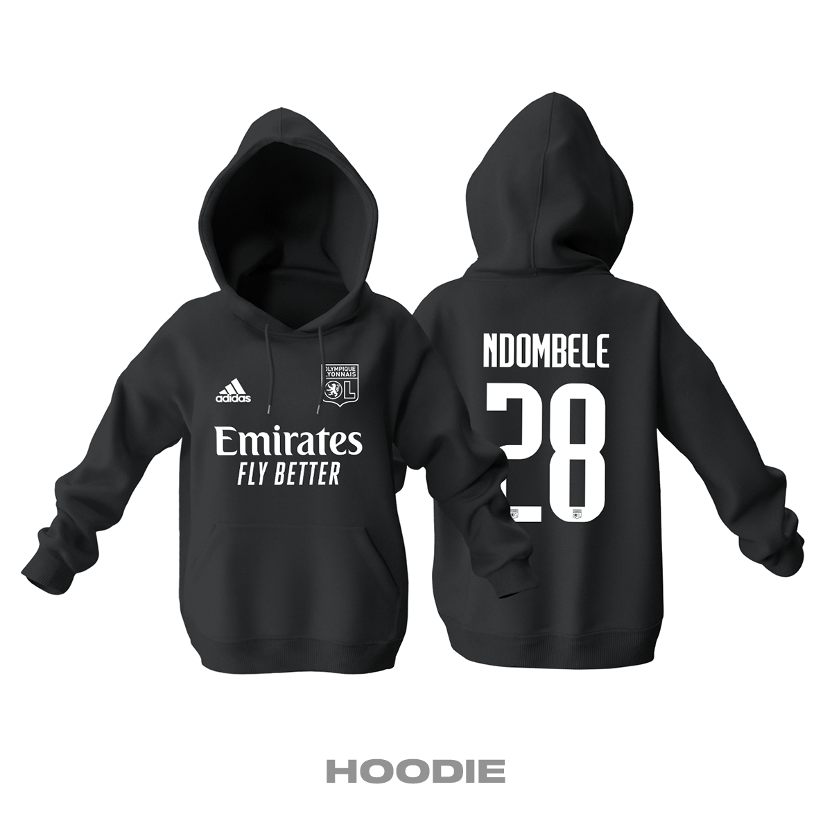 Olympique Lyonnais: Third Edition 2021/2022 Kapüşonlu Hoodie L