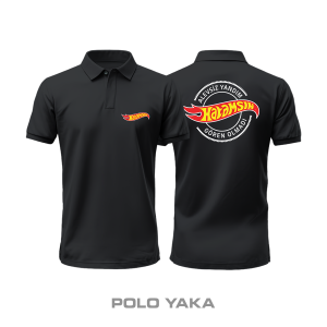 Hot Wheels: Hatamsın - Siyah Polo Yaka